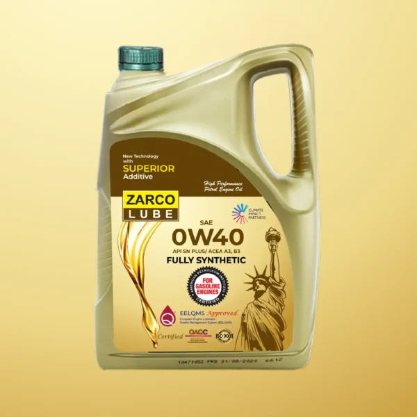 Zarco Lube SAE 0W40 API SN PLUS